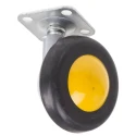 RS PRO Swivel Castor Wheel 50 mm Diameter Rubber Wheel 50 kg Load Capacity 68 mm Overall Height 211-525