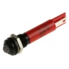 RS PRO Red Panel Mount Indicator 24 V ac/dc, 20mA, Solder Tab Termination, IP67, Prominent Bezel 211-544