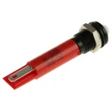 RS PRO Red Panel Mount Indicator 24 V ac/dc, 20mA, Solder Tab Termination, IP67, Prominent Bezel 211-544