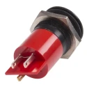 RS PRO Red Panel Mount Indicator 24 V AC/DC, 20mA, Solder Tab Termination, Prominent Bezel 211-623