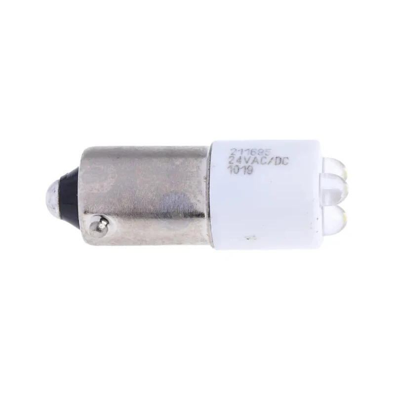 RS PRO White Panel Mount Indicator, 24 V AC, 24V DC, 25 mm Length 211-695