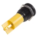 RS PRO Yellow Panel Mount Indicator 12V 20mA Solder Tab Termination Flush 211-746