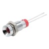 RS PRO Red Panel Mount Indicator, 2V DC, 20mA, Lead Termination, Recessed Bezel, Silver 211-780