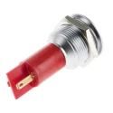 RS PRO Red Panel Mount Indicator, 230 V ac/115 V dc, 3mA Current, Silver Bezel, 67.5mm Length, Model 211-831