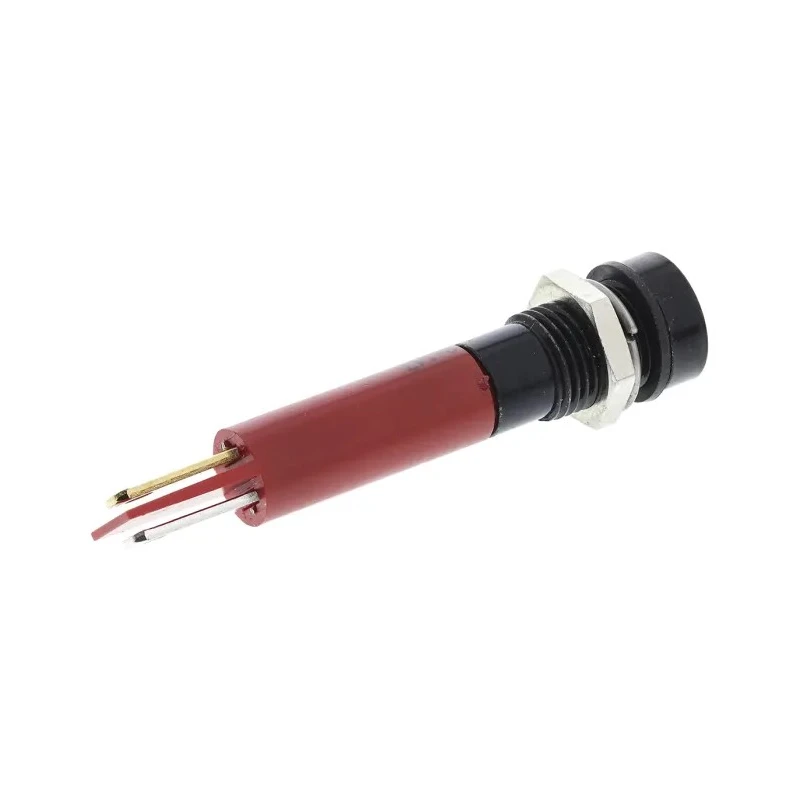 RS PRO Red Panel Mount Indicator, 24V DC, 17mA, Solder Tab Termination, IP67 Recessed Bezel 212-143