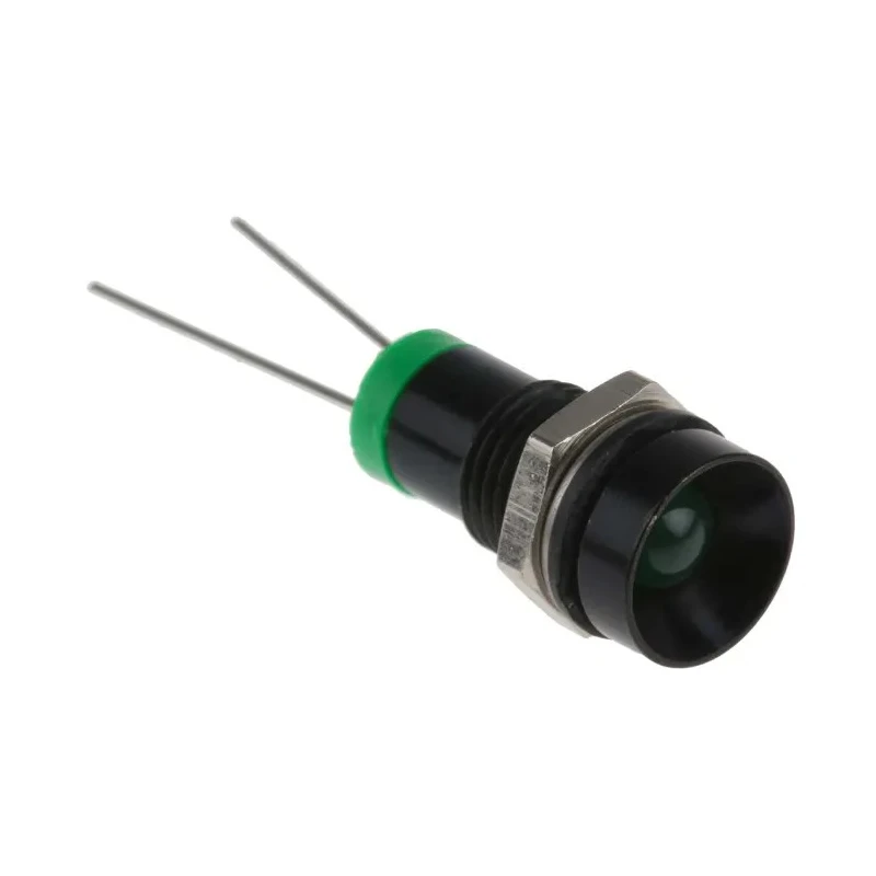 RS PRO Green Panel Mount Indicator 2V DC 20mA IP67 Recessed IP67