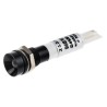 RS PRO White Panel Mount Indicator 24V DC 17mA Solder Tab Termination IP67 Recessed 212-187