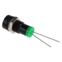RS PRO Green Panel Mount Indicator 2V DC 20mA IP67 Recessed IP67