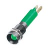 RS PRO Green Panel Mount Indicator 24V 17mA Solder Tab Termination IP67 Recessed 212-171