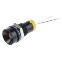 RS PRO Yellow Panel Mount Indicator, 2V dc, 20mA, IP67 Recessed Bezel Style IP67