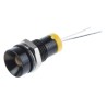 RS PRO Yellow Panel Mount Indicator, 2V dc, 20mA, IP67 Recessed Bezel Style IP67