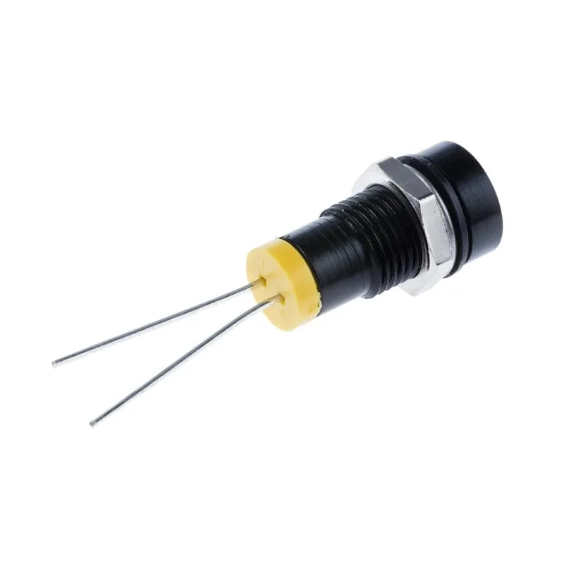 RS PRO Yellow Panel Mount Indicator, 2V dc, 20mA, IP67 Recessed Bezel Style IP67