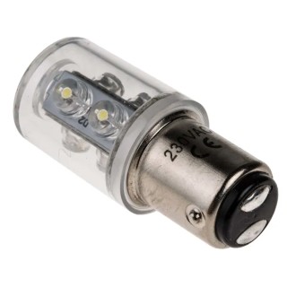 RS PRO LED Lamp White BA15d LED Lamp for Light Towers 6 High Intensity LEDs 360 Degree Illumination 211-308