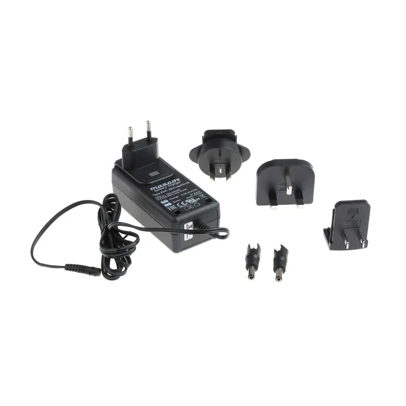Mascot Lead Acid Battery Charger 24V 1.3A Universal Input with UK, AUS, EU, US Plug 2241 24V