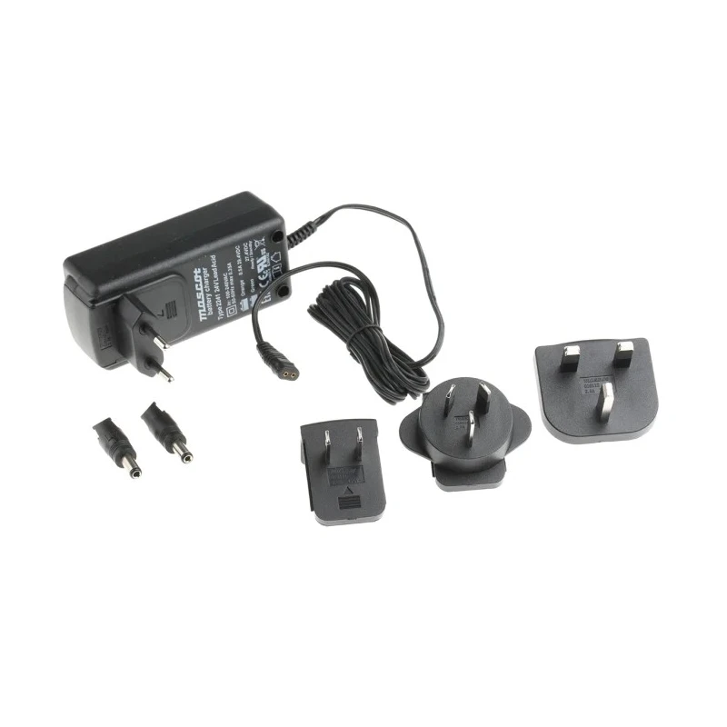 Mascot Lead Acid Battery Charger 24V 1.3A Universal Input with UK, AUS, EU, US Plug 2241 24V