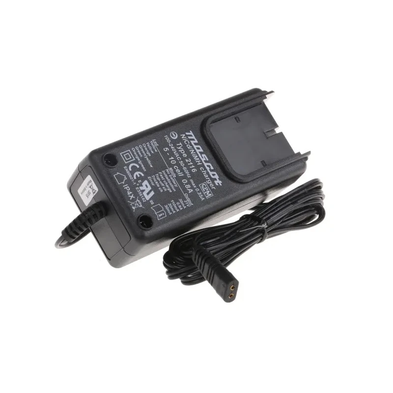 Mascot Battery Pack Charger for NiCd, NiMH Batteries 1.3 A, Compatible with 10 Cells, UK EU US AUS Plug 2116 5-10 ELEMENTS