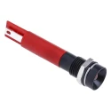 RS PRO Red Panel Mount Indicator 12V, 17mA, Solder Tab Termination, IP67, Recessed Bezel 212-547