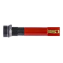 RS PRO Red Panel Mount Indicator 12V, 17mA, Solder Tab Termination, IP67, Recessed Bezel 212-547
