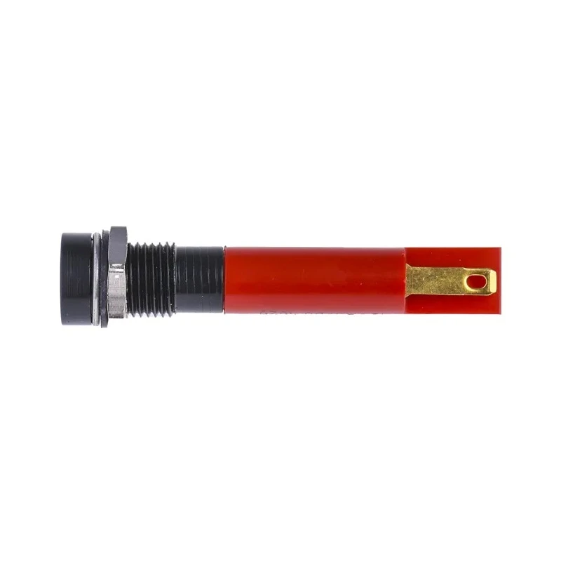 RS PRO Red Panel Mount Indicator 12V, 17mA, Solder Tab Termination, IP67, Recessed Bezel 212-547