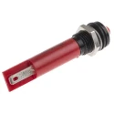 RS PRO Red Panel Mount Indicator 12V 17mA Solder Tab Termination IP67 Prominent Bezel 212-430