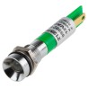 RS PRO Green Panel Mount Indicator 12V 20mA Solder Tab Termination IP67 Recessed 212-373