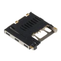3M 2900 8 Way Right Angle Push-Push MicroSD Memory Card Connector, Solder 2908-05WB-MG