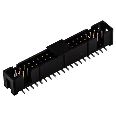 3M 2500 Series Straight Surface PCB Header, 40 Contacts, 2.54 mm Pitch, 2 Row, Shrouded N2540-6V0C-RB-WG