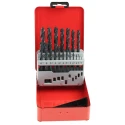 RS PRO 19-Piece High-Speed Steel (HSS) Twist Drill Bit Set for Metal 1 mm to 10 mm 213-001