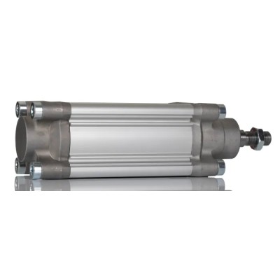 Norgren Pneumatic Piston Rod Cylinder 63mm Bore, 160mm Stroke, Aluminium Body, Double Acting, PRA/802063/M/160