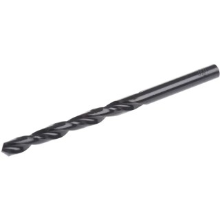 RS PRO HSS High-Speed Steel Twist Drill Bit 6.8 mm Diameter 110 mm Overall Length Black Finish 10 Pcs 213-152