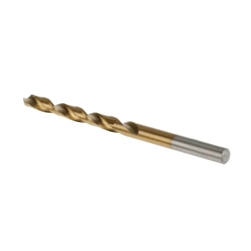 RS PRO High-Speed Steel (HSS) Spiral Flute Jobber Drill Bit Set, 5.1 mm Diameter, 86 mm Overall Length, Tin Coated 213-196