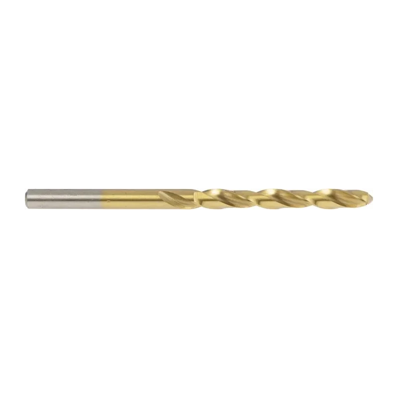 RS PRO High Speed Steel (HSS) Titanium Nitride Coated Jobber Drill Bit, 5 mm Size, 86 mm Overall Length, Cylindrical 213-203