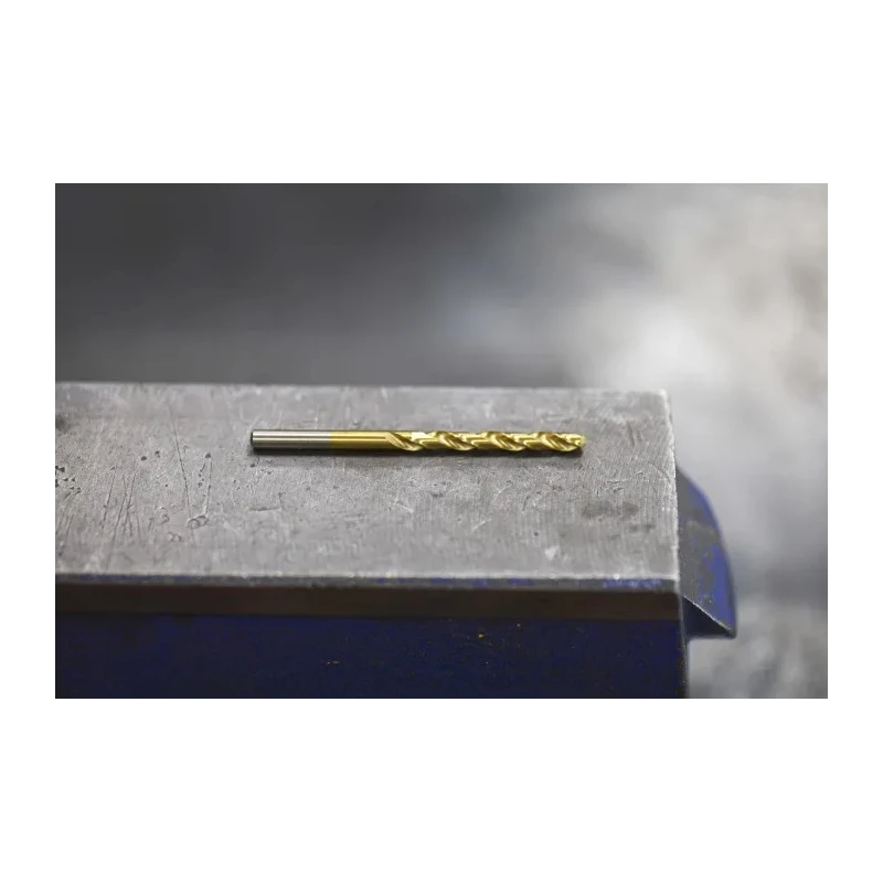 RS PRO High Speed Steel (HSS) Titanium Nitride Coated Jobber Drill Bit, 5 mm Size, 86 mm Overall Length, Cylindrical 213-203