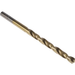 RS PRO High Speed Steel (HSS) Titanium Nitride Coated Jobber Drill Bit Set 5.4mm Shank Size 93mm Overall Length 10 213-231