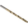 RS PRO HSS Jobber Drill Bit Tin Coated Cylindrical Shank 4.8mm Size 86mm Overall Length 118° Point Angle 10 Pieces 213-225
