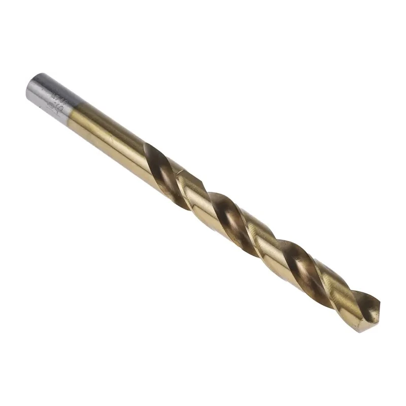 RS PRO High-Speed Steel (HSS) Titanium Nitride Coated Jobber Drill Bit Set, 10.5 mm Shank Size, 133 mm Overall 213-326