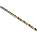 RS PRO HSS Jobber Drill Bit, 3.1 mm Diameter, Tin Coated Cylindrical Shank, 65 mm Overall Length, 118° Point Angle 213-382