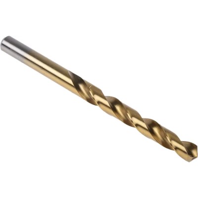 RS PRO High Speed Steel (HSS) Titanium Nitride Coated Jobber Drill Bit 10mm Size 133mm Overall Length 10 Pieces 213-499