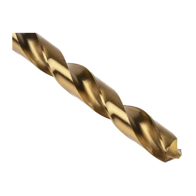 RS PRO High Speed Steel (HSS) Titanium Nitride Coated Jobber Drill Bit 10mm Size 133mm Overall Length 10 Pieces 213-499