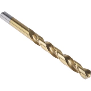 RS PRO High-Speed Steel Tin Coated Jobber Drill Bit 11.5mm Shank Size, 142mm Overall Length, 118° Point Angle, 5 213-506