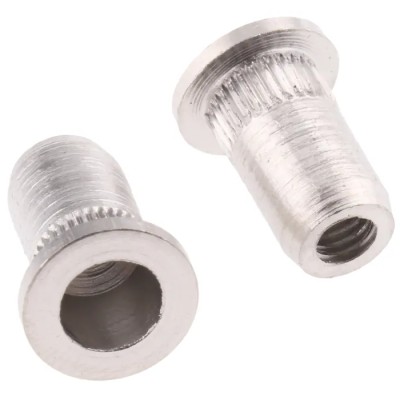 Böllhoff Plain Stainless Steel Threaded Insert M3 with 7 mm Flange Diameter, 5 mm Fixing Hole Diameter, 9.3 mm 23306030015