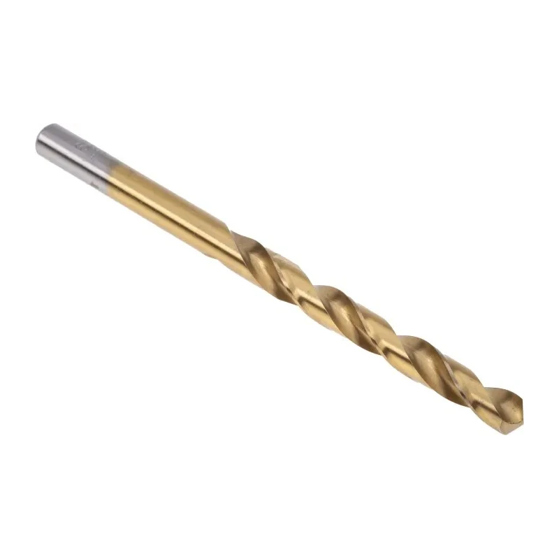 RS PRO HSS Twist Drill Bit 6.5mm Size, 101mm Overall Length, Titanium Nitride Finish, 10 Pieces 213-613