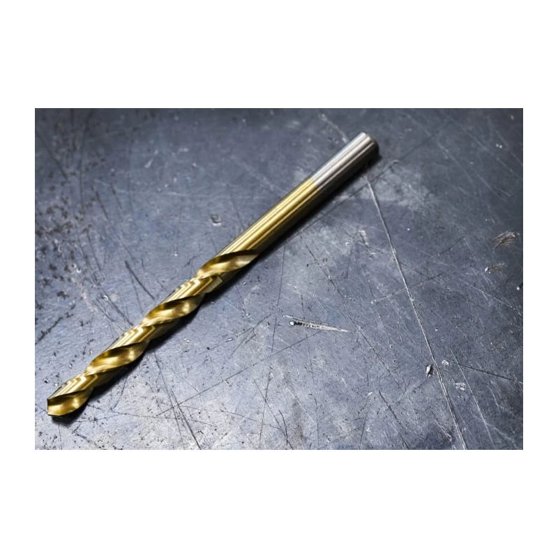 RS PRO HSS Twist Drill Bit 6.5mm Size, 101mm Overall Length, Titanium Nitride Finish, 10 Pieces 213-613