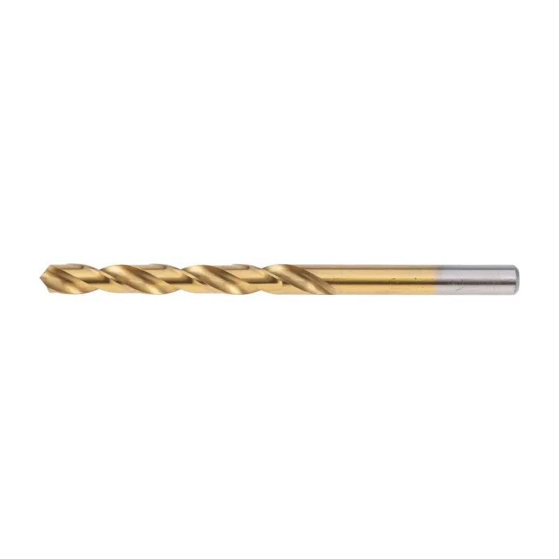 RS PRO HSS Twist Drill Bit 6.5mm Size, 101mm Overall Length, Titanium Nitride Finish, 10 Pieces 213-613