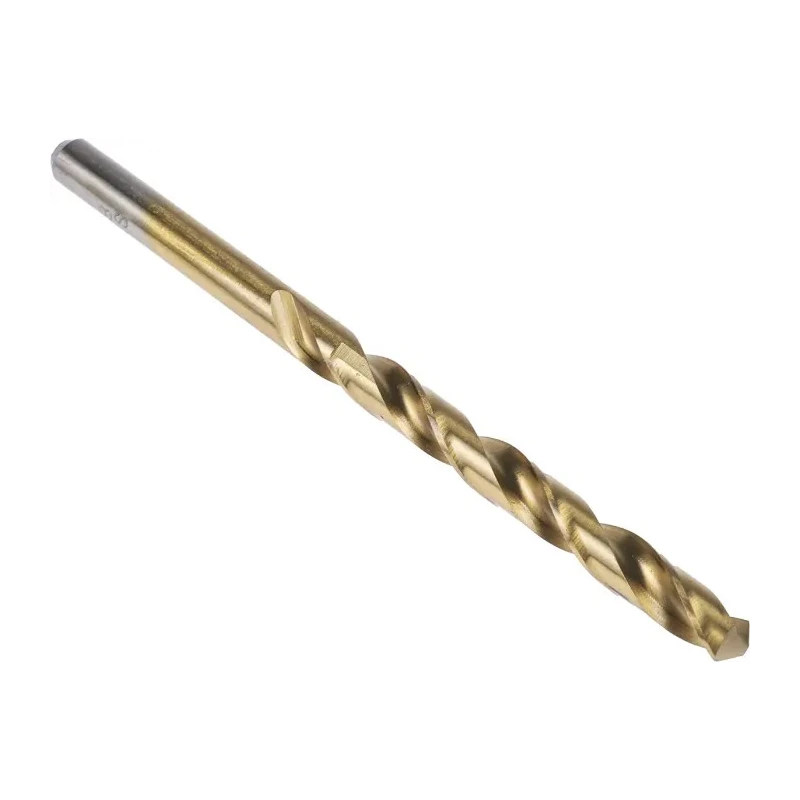 RS PRO High Speed Steel Jobber Drill Bit, 6.8mm Diameter, 109mm Overall Length, Tin Coated, Cylindrical Shank, 10 213-607