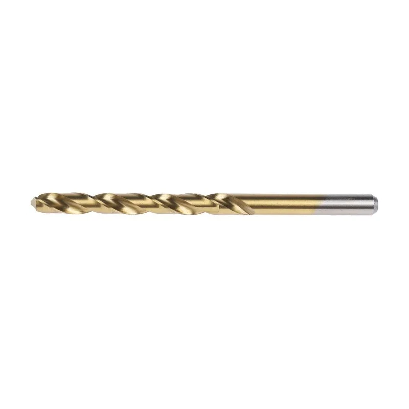 RS PRO High Speed Steel Jobber Drill Bit, 6.8mm Diameter, 109mm Overall Length, Tin Coated, Cylindrical Shank, 10 213-607