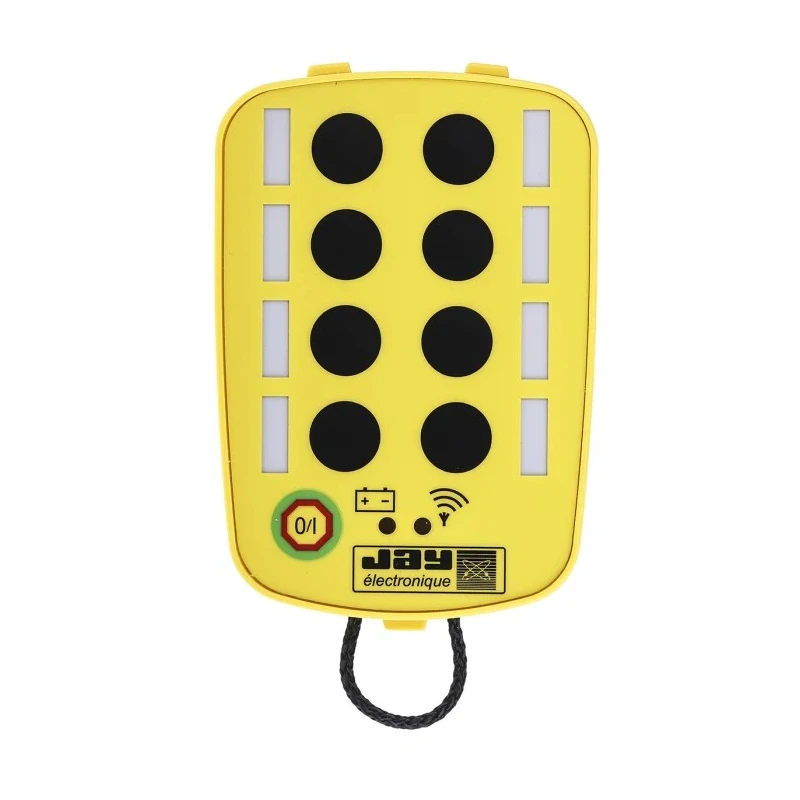 Jay Electronique 8 Button Remote Key FM Modulation 18 Channels Range 50 m OREL82SL1