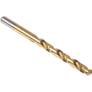 RS PRO HSS Titanium Nitride Coated Jobber Drill Bit, 8.5 mm Diameter, 117 mm Overall Length, Right Hand Cutting, 10 213-691