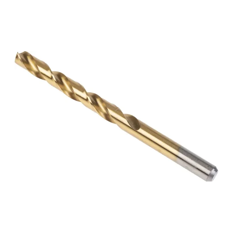 RS PRO HSS Titanium Nitride Coated Jobber Drill Bit, 8.5 mm Diameter, 117 mm Overall Length, Right Hand Cutting, 10 213-691