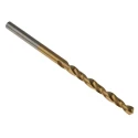RS PRO High-Speed Steel (HSS) Titanium Nitride Coated Jobber Drill Bit 3.4mm Diameter 70mm Overall Length 10 Pieces 213-742
